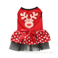 New Christmas series dress small pet dog clothes